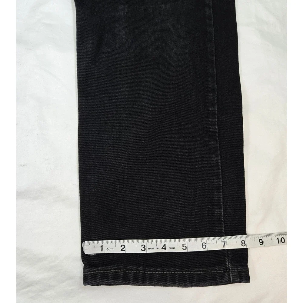 Vintage Levis 550‎ Jeans Mens 35x30 Faded Black Skater Grunge Made in Canada